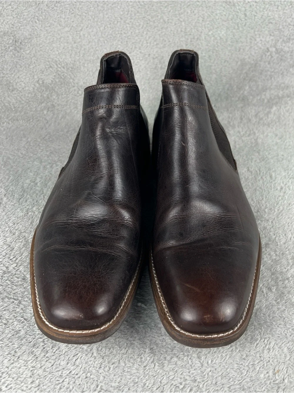 FREEBIRD Chelsea Boots Men's Size 12 Brown Leather Pull On FM Abe Hand Crafted